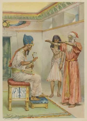 Jakob segnet den Pharao